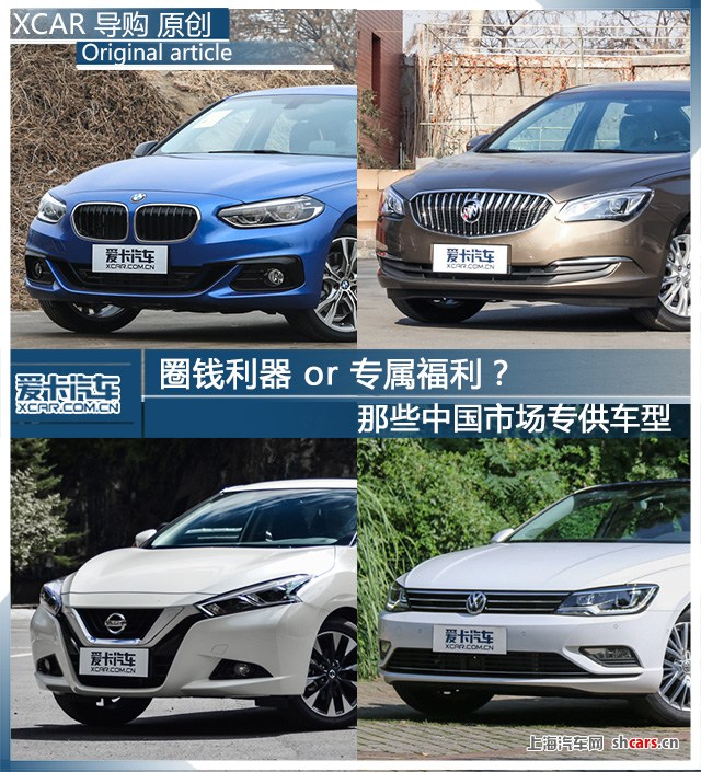 中国市场专供车型